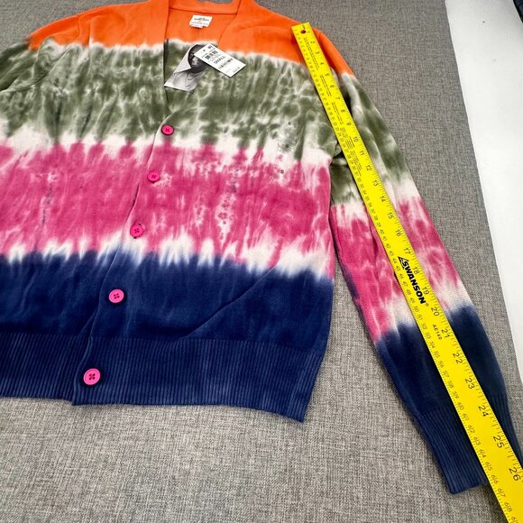NEW!‎ Jerome Lamaar And Now This Cardigan Sweater Small $69.50 Tie-Dye Cotton - Picture 6 of 12